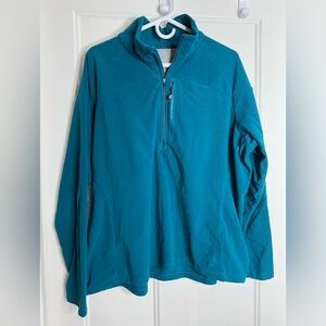 Women’s Eddie Bauer First Ascent 1/4 Zip Fleece, 3X Teal